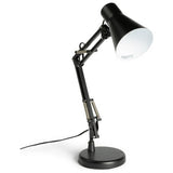 Habitat matt black swing arm desk lamp (British brand)