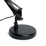 Habitat matt black swing arm desk lamp (British brand)
