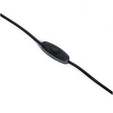 Habitat matt black swing arm desk lamp (British brand)