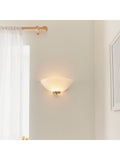 Gallery Home Perth wall light with chrome and white glass, UK version