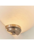 Gallery Home Perth wall light with chrome and white glass, UK version