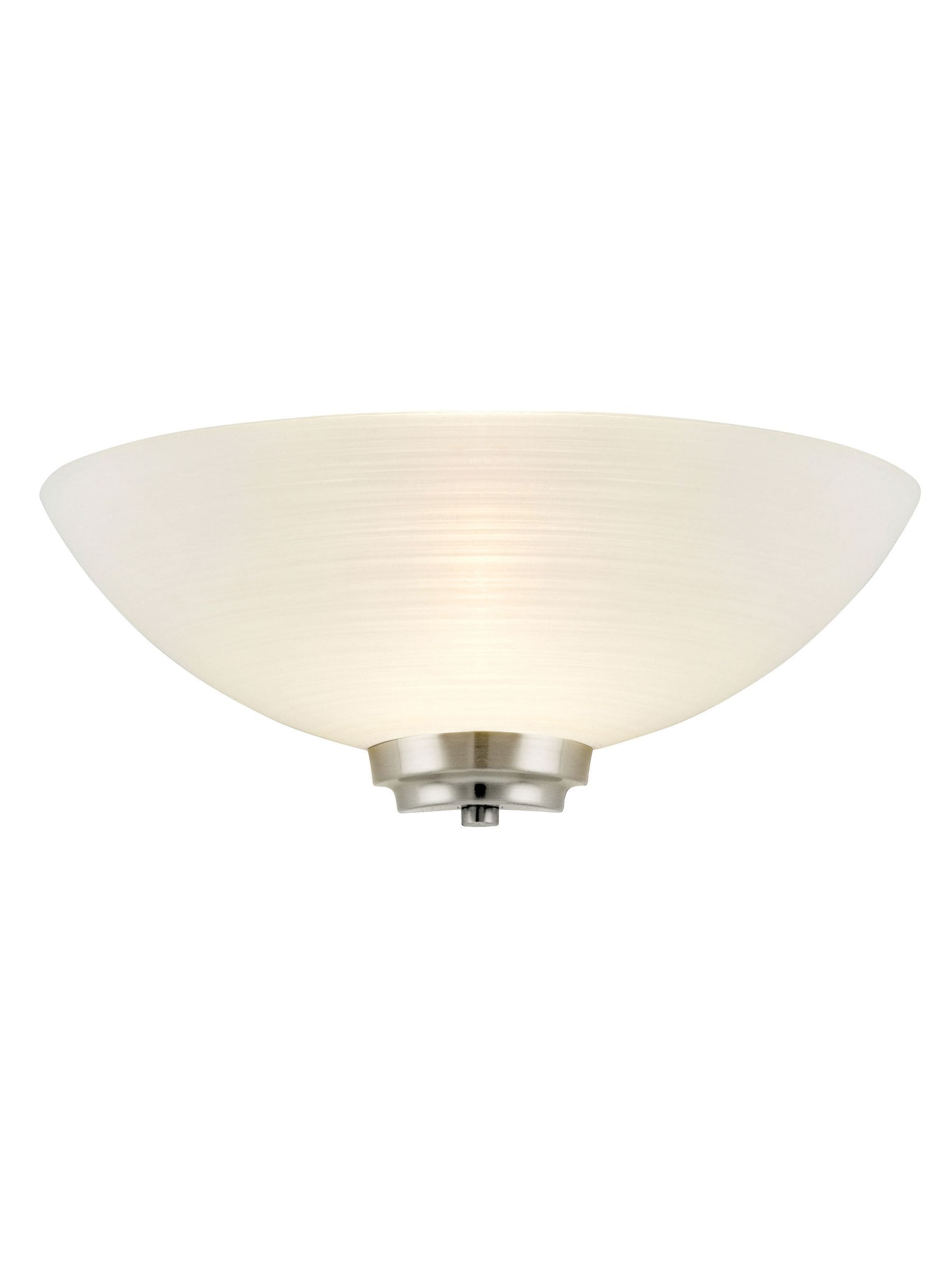 Gallery Home Perth wall light with chrome and white glass, UK version