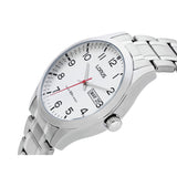 Lorus silver stainless steel bracelet watch, UK version