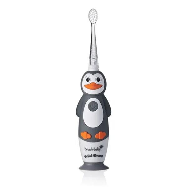 Brush Baby WildOnes Penguin Kids Electric Toothbrush Gift Set - British product