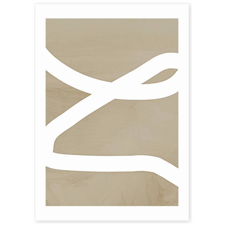 East End Prints Lines Art Print A3 - British product