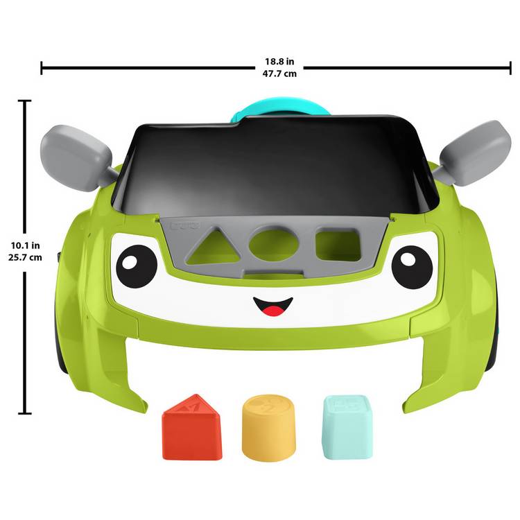 Fisher Price Laugh & Learn Sit & Steer Driver activity toy (British brand)