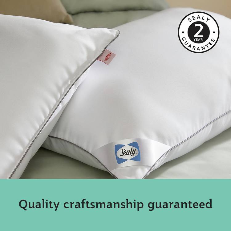 Sealy anti-allergy medium firm pillow 4-pack, UK version