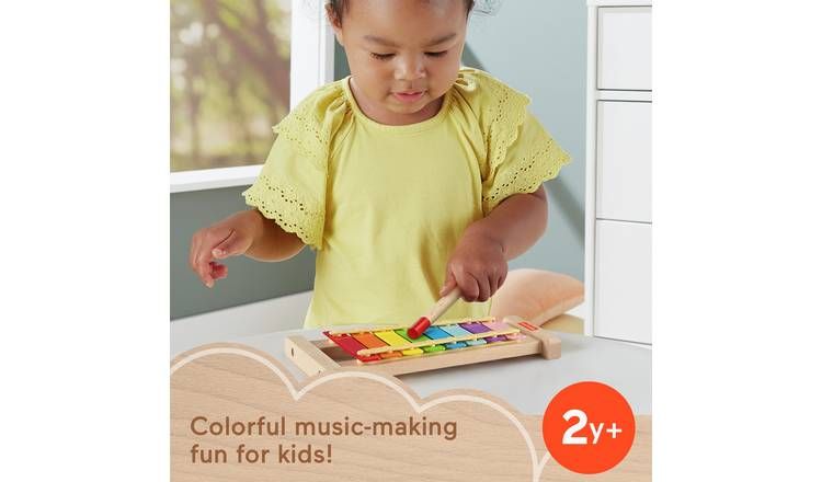 Fisher-Price Wooden Xylophone Musical Toy