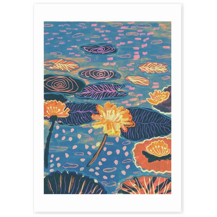East End Prints magic pond art print A3 (British brand)