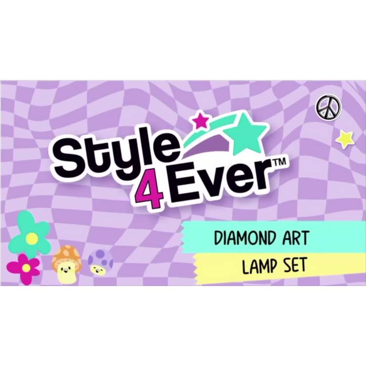 Style 4 Ever diamond art lamp set unicorn and butterfly - British product