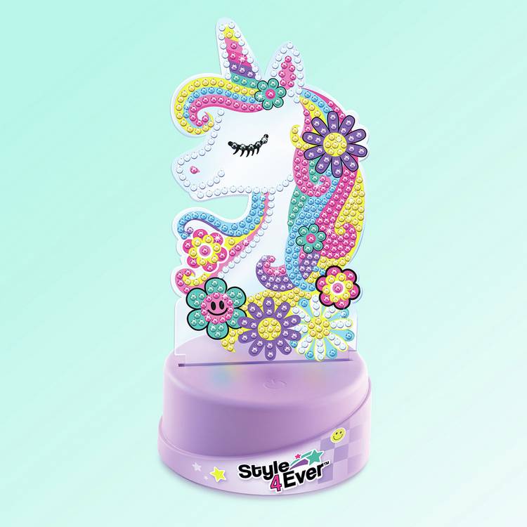 Style 4 Ever diamond art lamp set unicorn and butterfly - British product