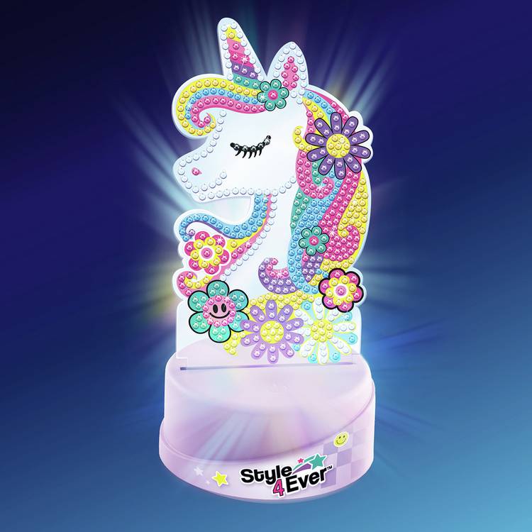 Style 4 Ever diamond art lamp set unicorn and butterfly - British product