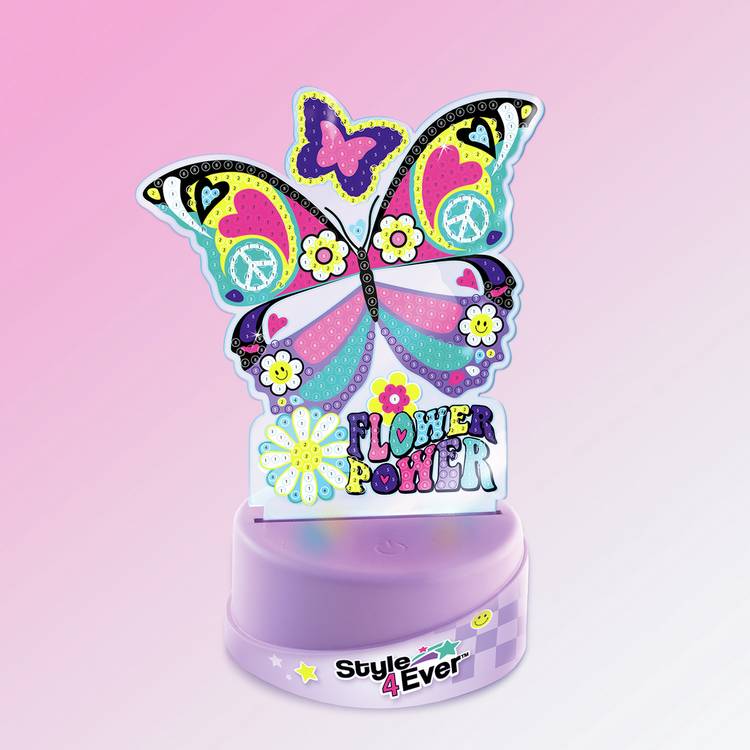 Style 4 Ever diamond art lamp set unicorn and butterfly - British product