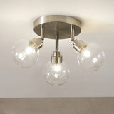 Argos Home chrome 3-light spotlight with adjustable shades, imported from the UK