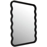 Habitat Black Wiggle Wall Mirror 60x80cm, imported from the UK