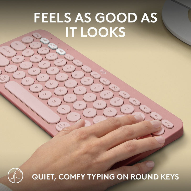 Logitech wireless keyboard Rose - imported from the UK