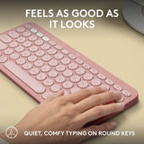 Logitech wireless keyboard Rose - imported from the UK