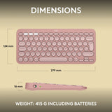 Logitech wireless keyboard Rose - imported from the UK