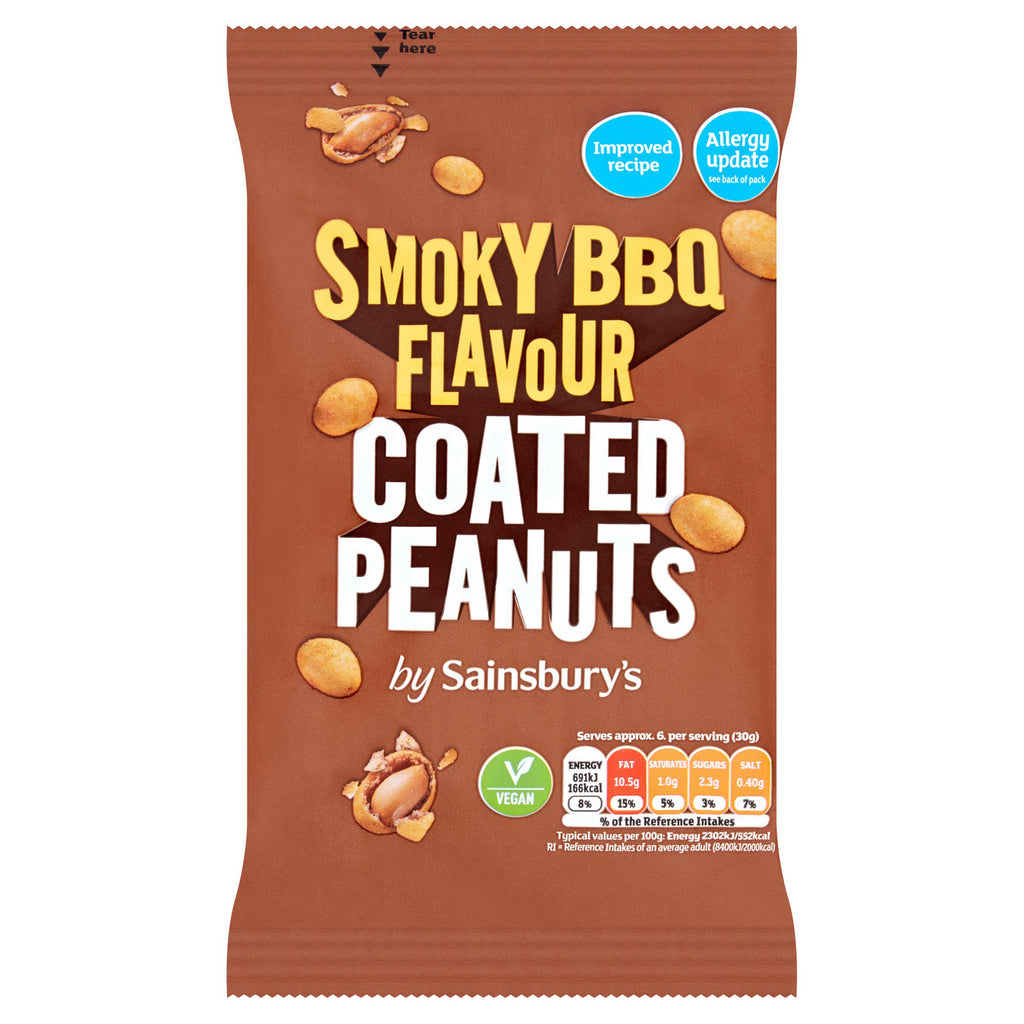 Sainsbury's BBQ Coated Peanuts 200g