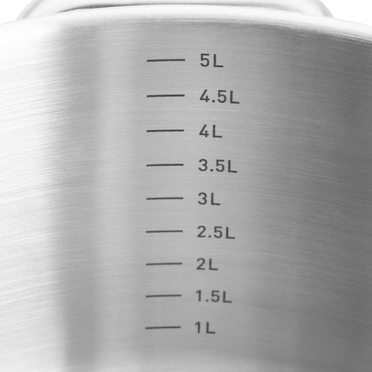 Habitat brushed stainless steel stock pot 24cm - British product
