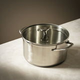 Habitat brushed stainless steel stock pot 24cm - British product