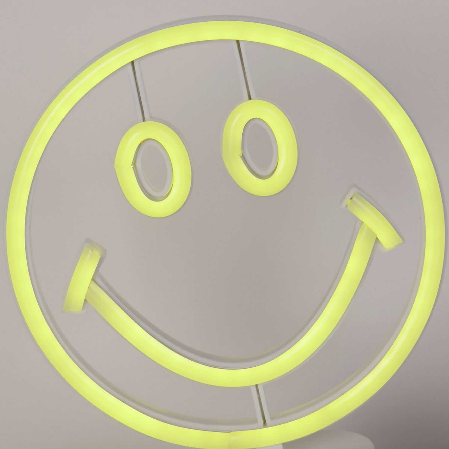 Searchlight smiley table lamp yellow 22cm - British product