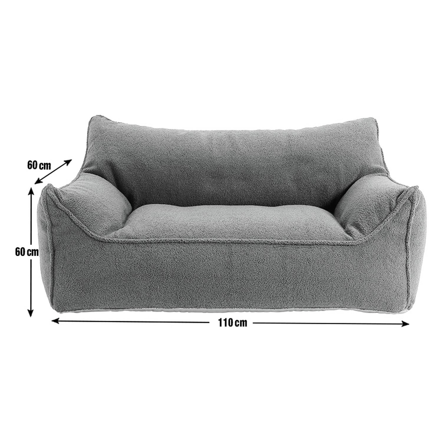 Kaikoo Kids Double Chair Bean Bag - Off White