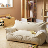 Kaikoo Kids Double Chair Bean Bag - Off White