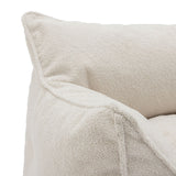 Kaikoo Kids Double Chair Bean Bag - Off White