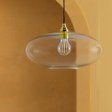 Habitat clear glass easy fit lampshade 35cm - British product