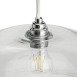 Habitat clear glass easy fit lampshade 35cm - British product