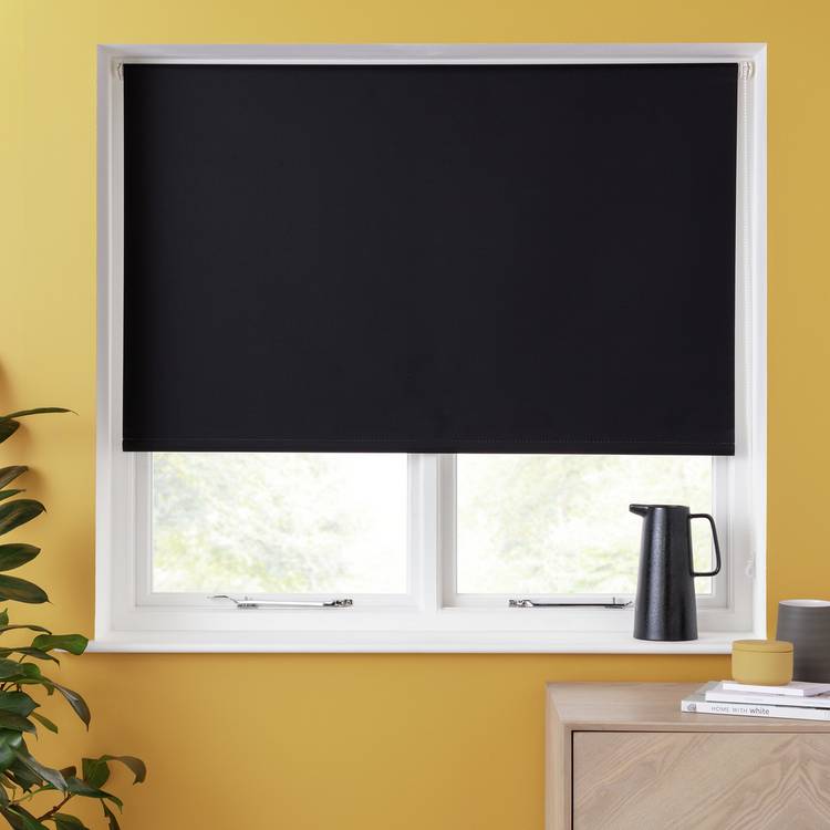 Argos Home blackout roller blind black 60cm - British product