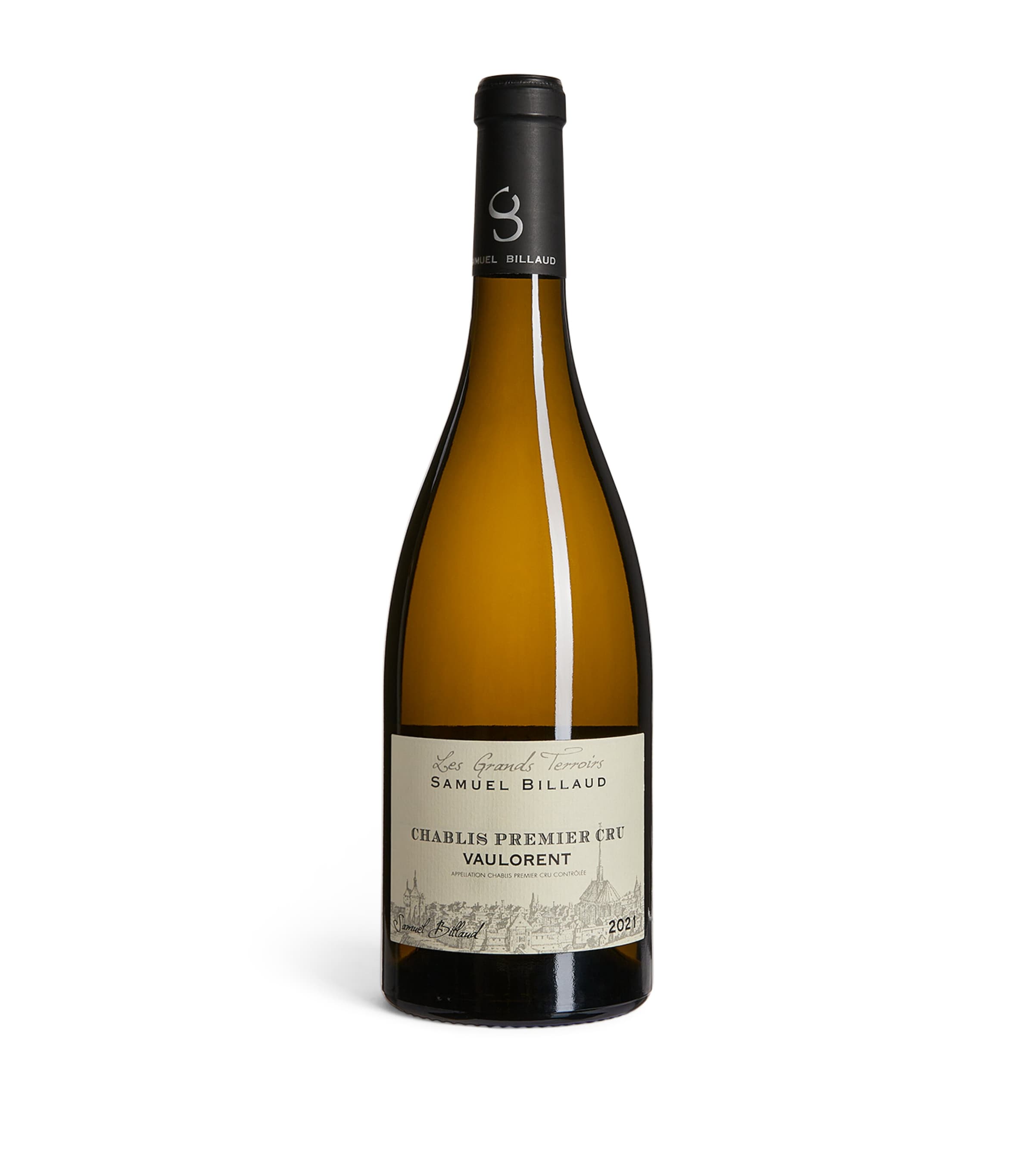 Samuel Billaud Vaulorent Chablis Premier Cru white wine 75cl (British brand)
