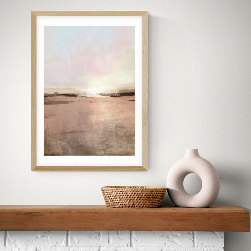 East End Prints New Dawn Landscape Framed Wall Print A2