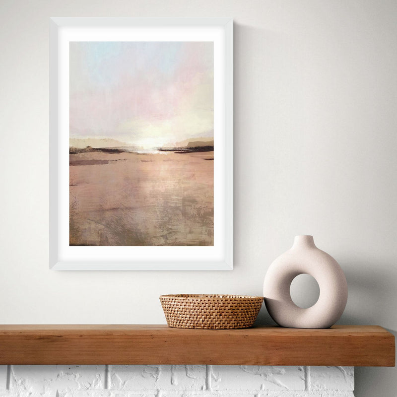 East End Prints New Dawn Landscape Framed Wall Print A2