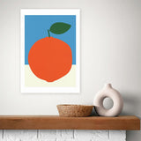 East End Prints orange art print A3 (British brand)