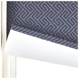 Argos Home geometric blackout navy roller blind 90cm, UK version