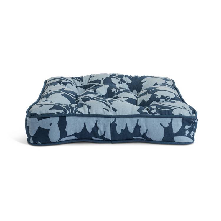 Habitat floral cotton seat cushions pack of 2 40cm, imported from the UK