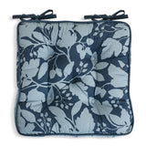 Habitat floral cotton seat cushions pack of 2 40cm, imported from the UK
