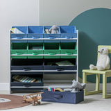 Argos Home kids 4 tier basket storage unit blue - British product