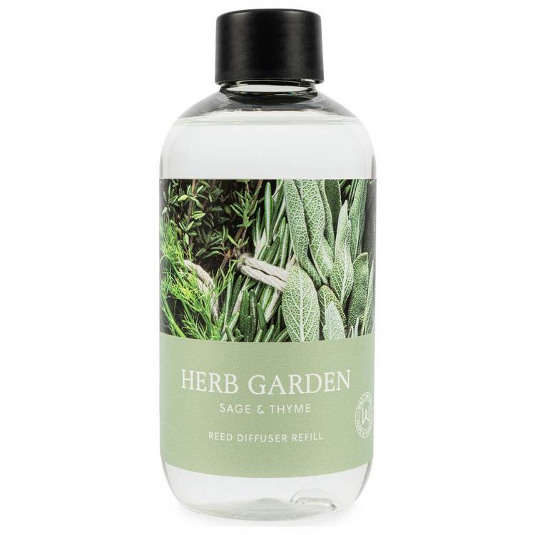 Wax Lyrical Herb Garden reed diffuser refill 200ml, imported from the UK