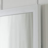 Home Essentials white full length over the door mirror H120cm, UK version