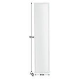 Home Essentials white full length over the door mirror H120cm, UK version