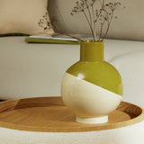 Habitat Sintra dipped ceramic vase in cream, imported from the UK