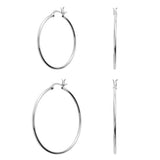 Revere hoop earrings set of 2 45mm, imported from the UK
