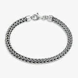 Revere sterling silver oxidized foxtail bracelet - British product