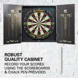 Target Luke Littler dartboard cabinet set with brass darts - British product