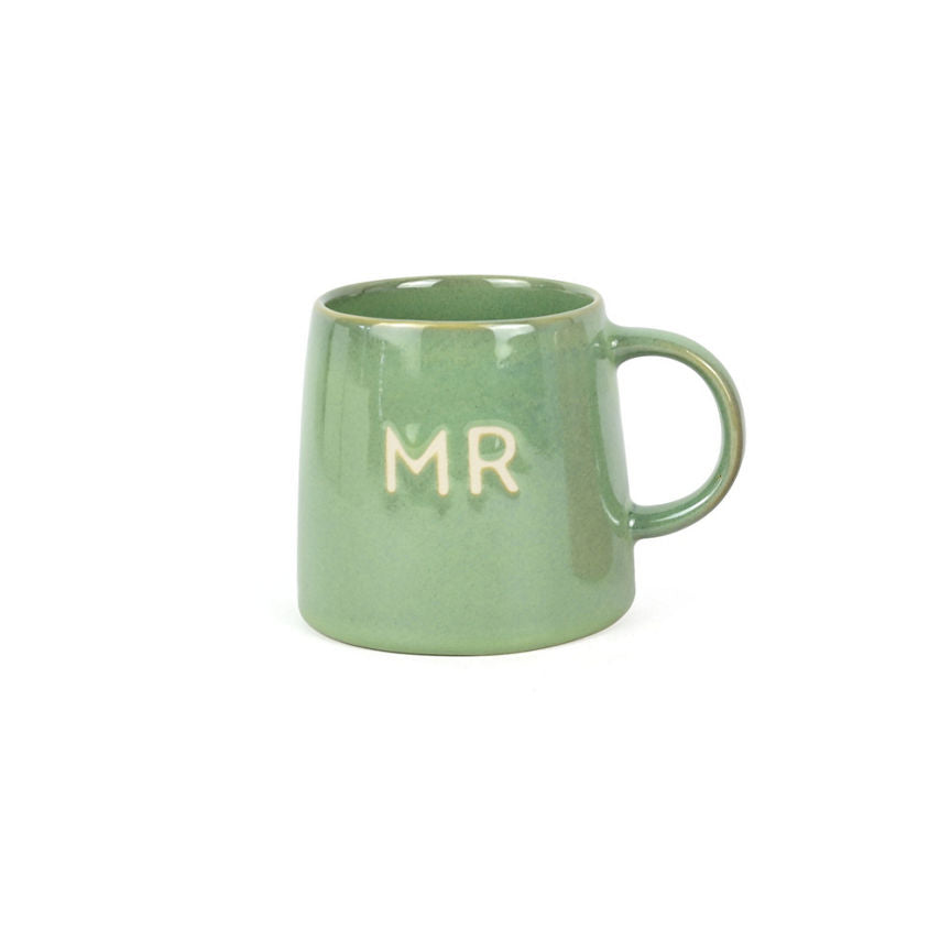 George Home Green Reactive Glaze ‘Mr’ Mug GOODS ASDA   