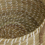 Habitat seagrass lidded round storage baskets natural (British brand)