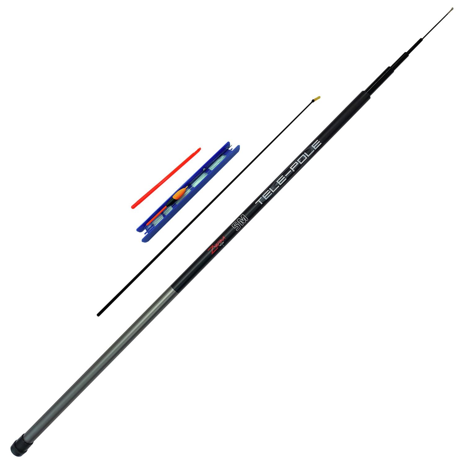 Zwim 5m telescopic fishing whip - British product